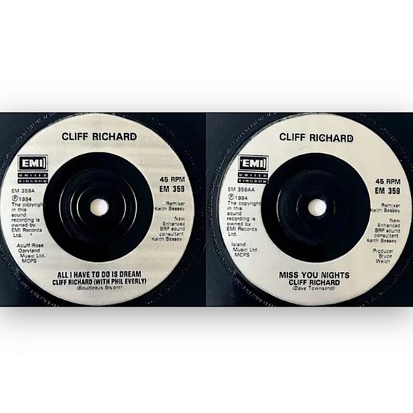 6 CLIFF RICHARD 7” RECORD SET ~ UK 1st EDITIONS 28-33 YRS OLD! RARE VINTAGE - Picture 3 of 8